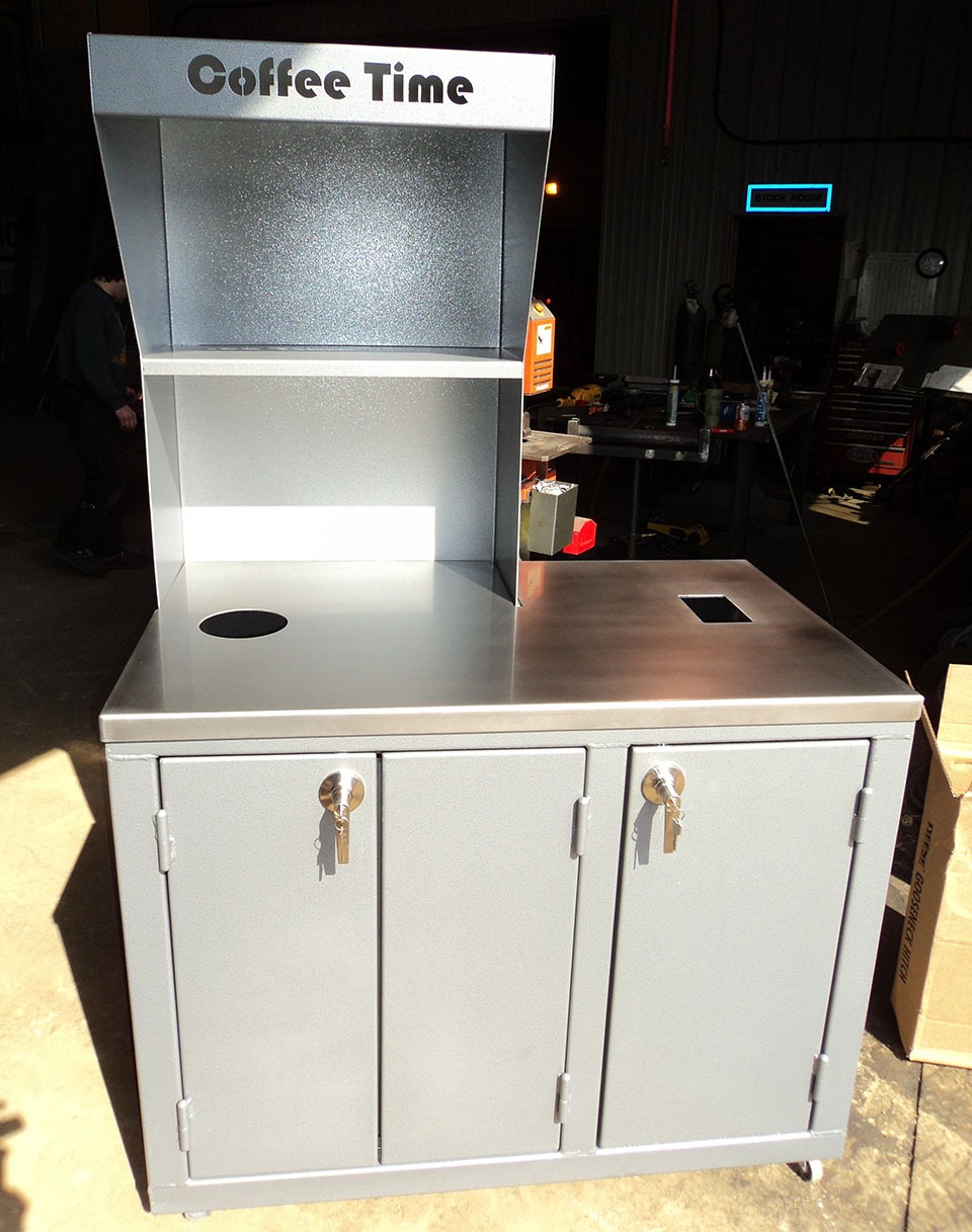 Stainless Aluminum Coffee Station – photo 1