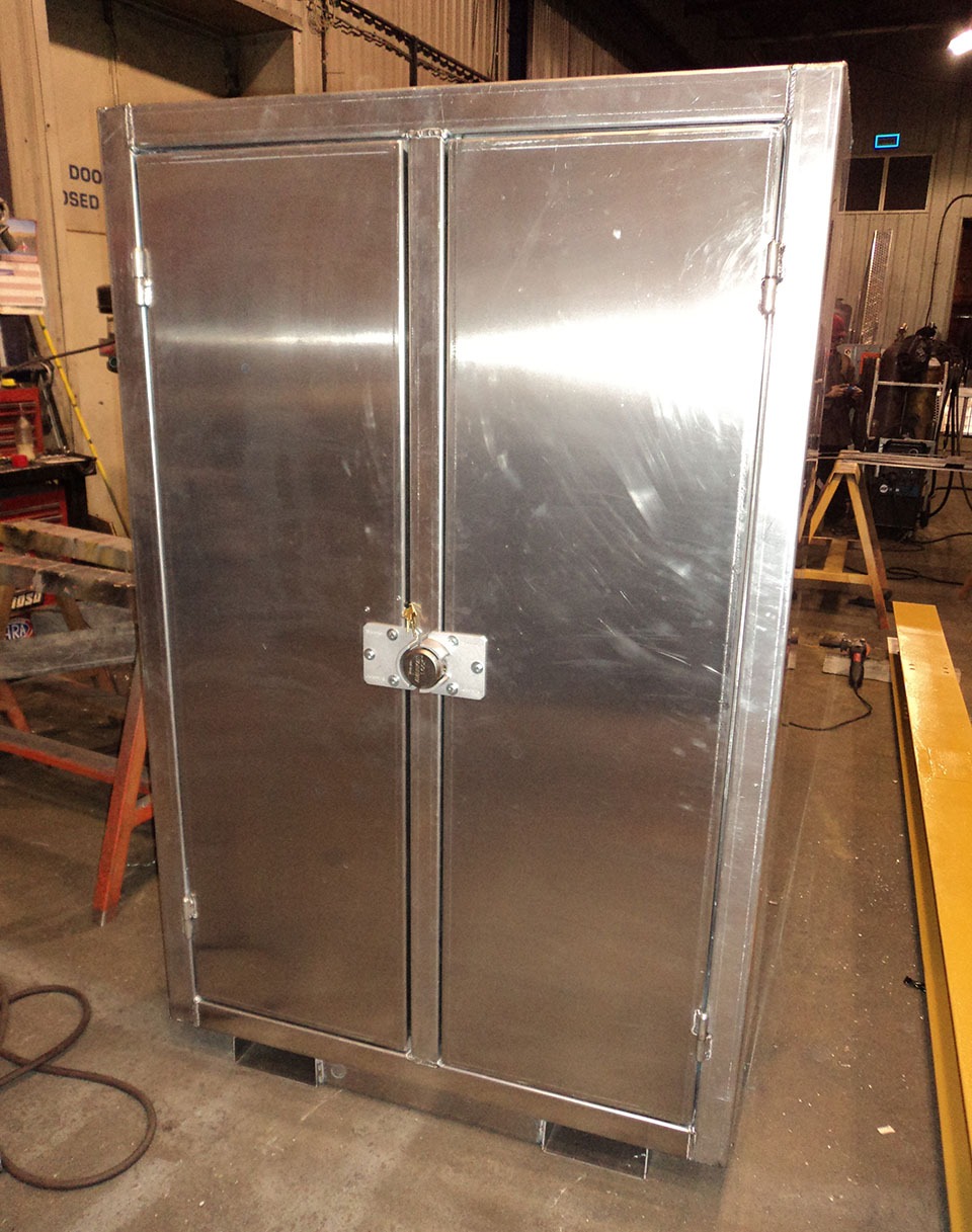 2-Door Aluminum Cabinet – photo 1